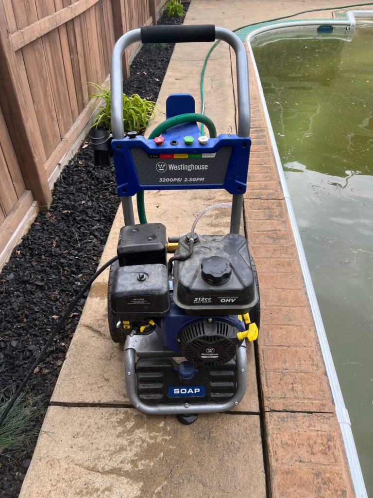 gas powered power washer