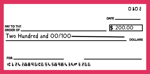 How to Write a Check for $200: Easy Step by Step Guide